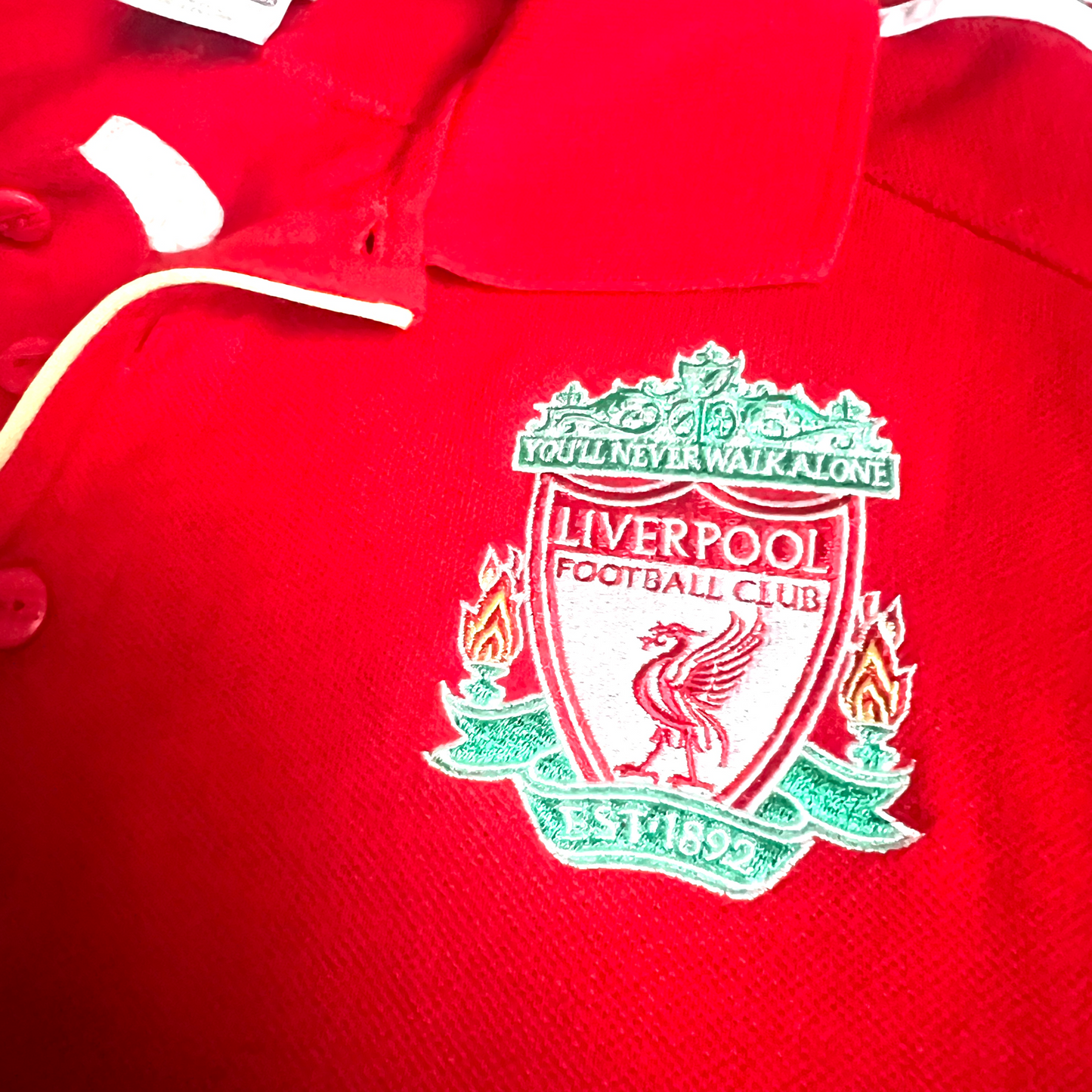 Liverpool 2009/10 Adidas Champions League Polo Shirt - S