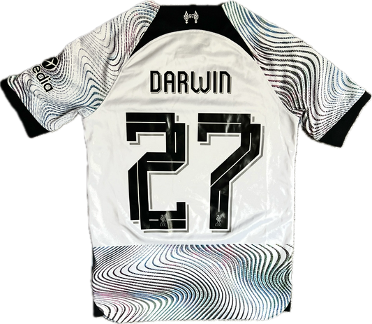 Liverpool 2022/23 ‘DARWIN’ Away Shirt - S Boys